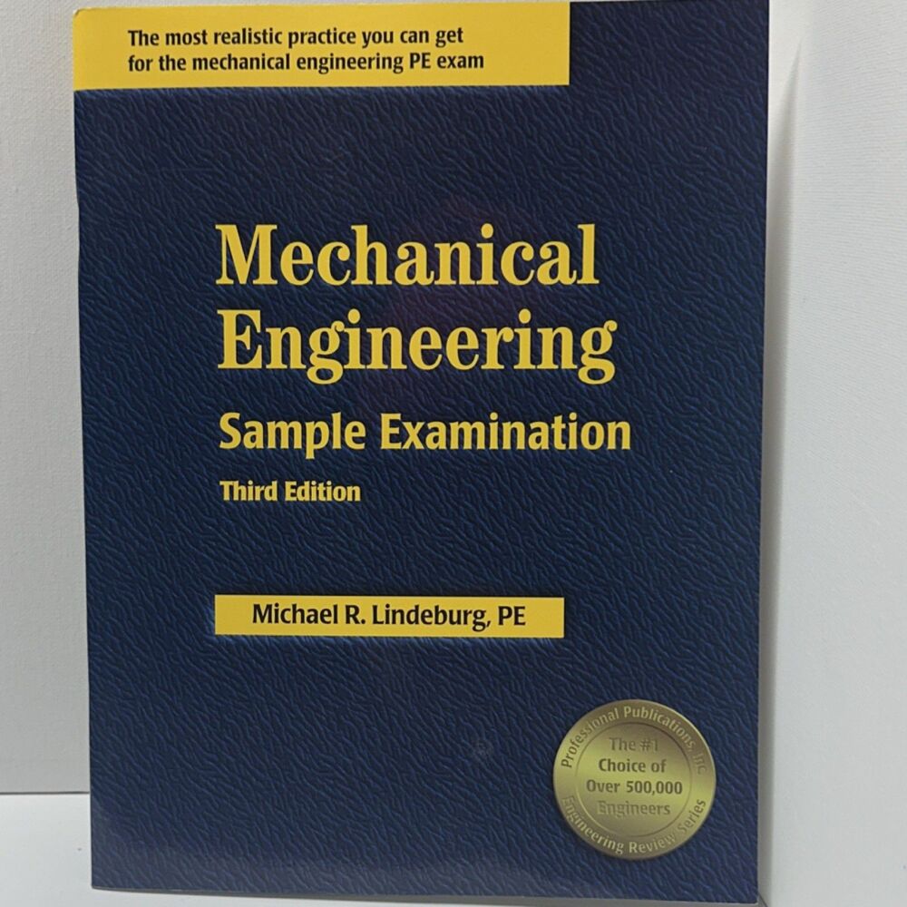 Mechanical Engineering Sample Exam 3rd Ed Lindeburg PE Exam Prep Clean Pages
